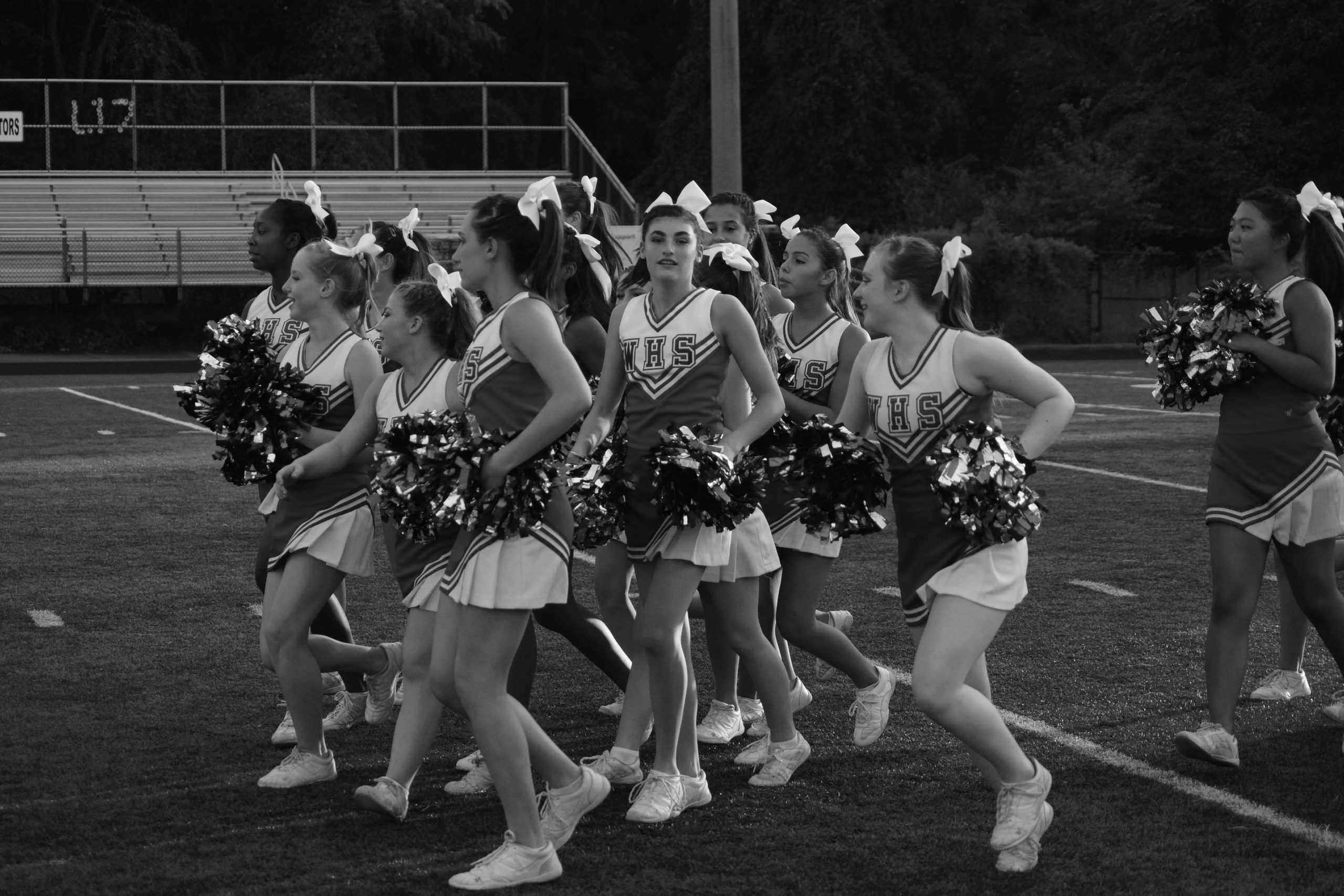 Cheer: With all eyes on them, cheer did not disappoint