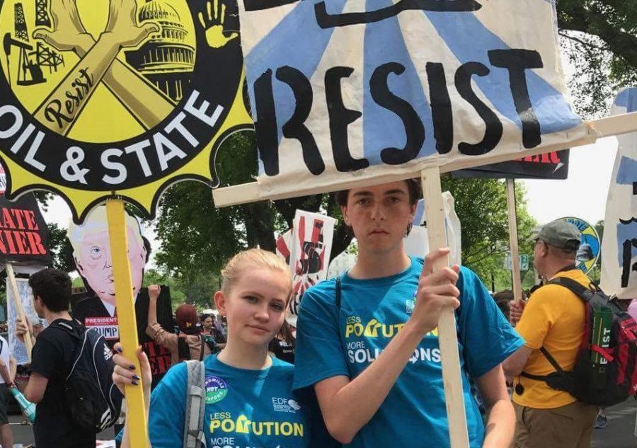 Students fight climate change at D.C. march
