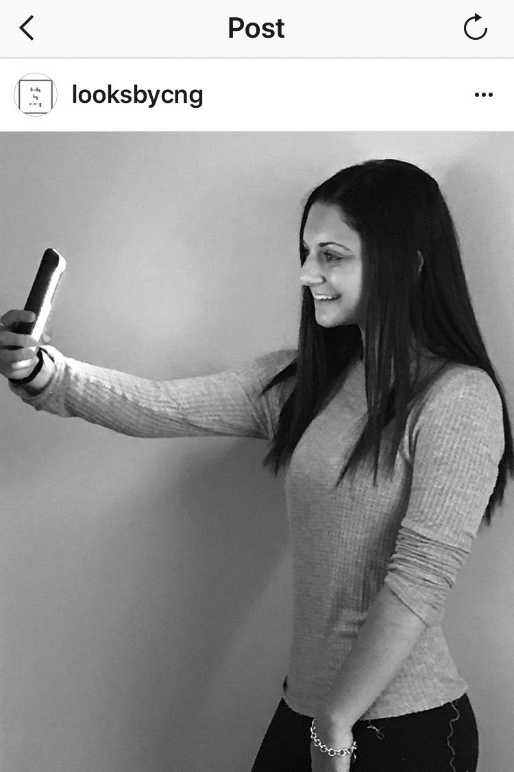 Junior helps students with fashion with Instagram account @looksbycng