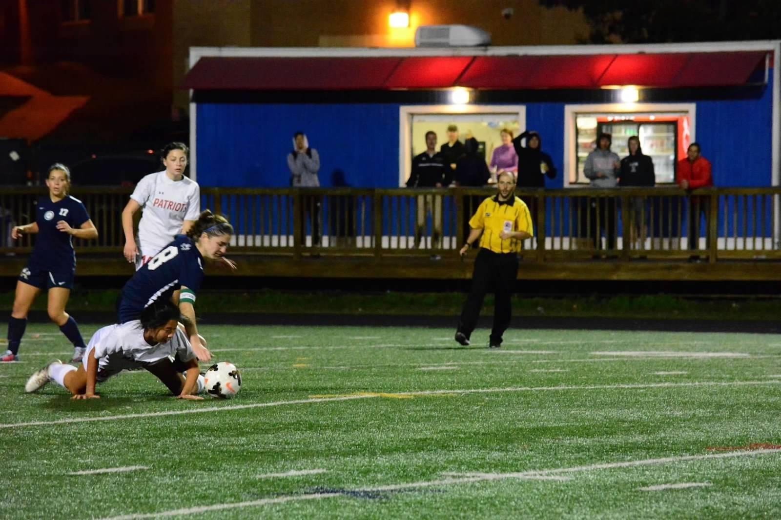 County referees heads in clouds, not game