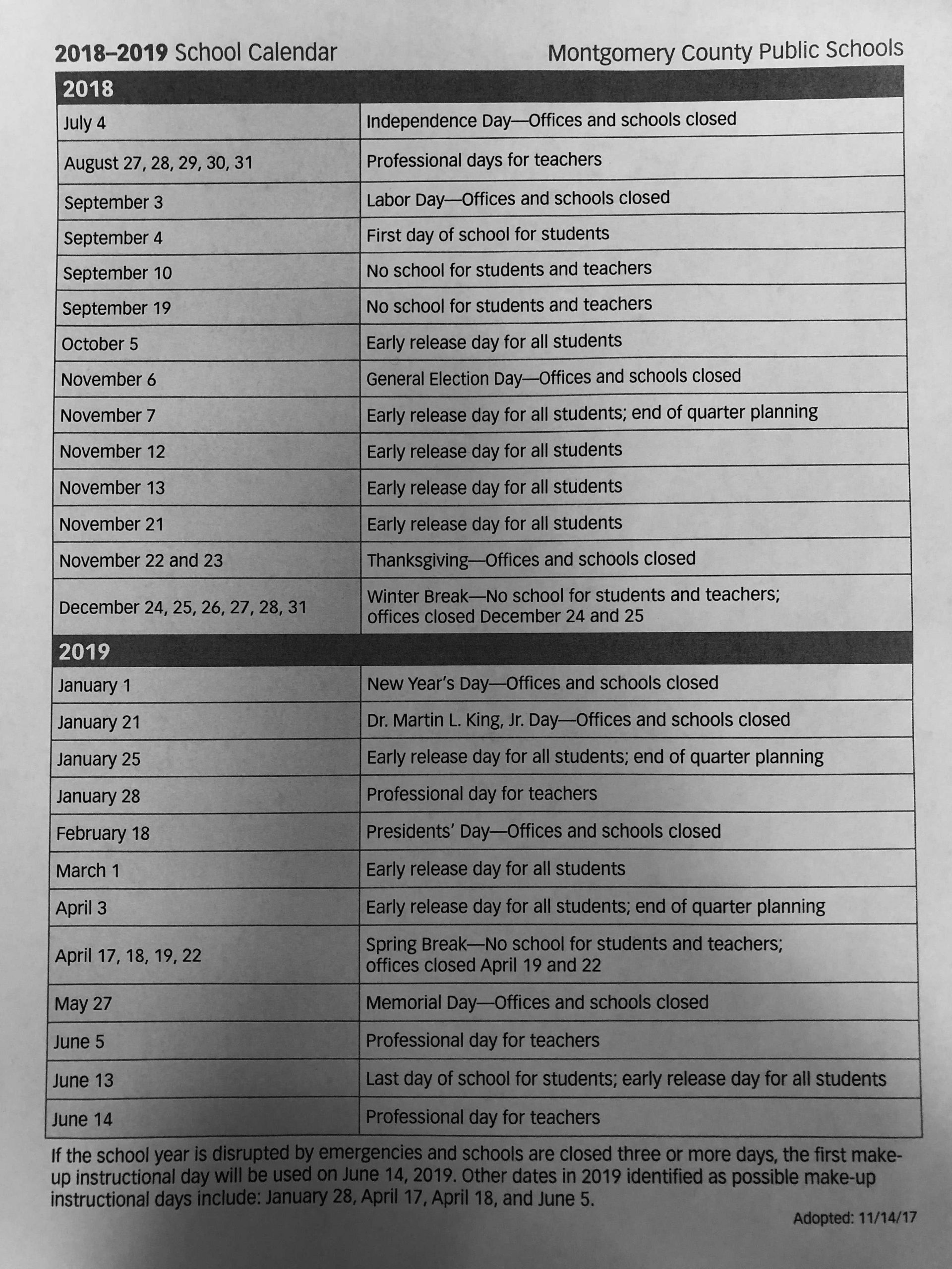 Hogan’s school calendar leaves students concerned, stressed for next year