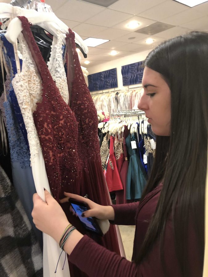Online Exclusive: Prom dress shopping begins