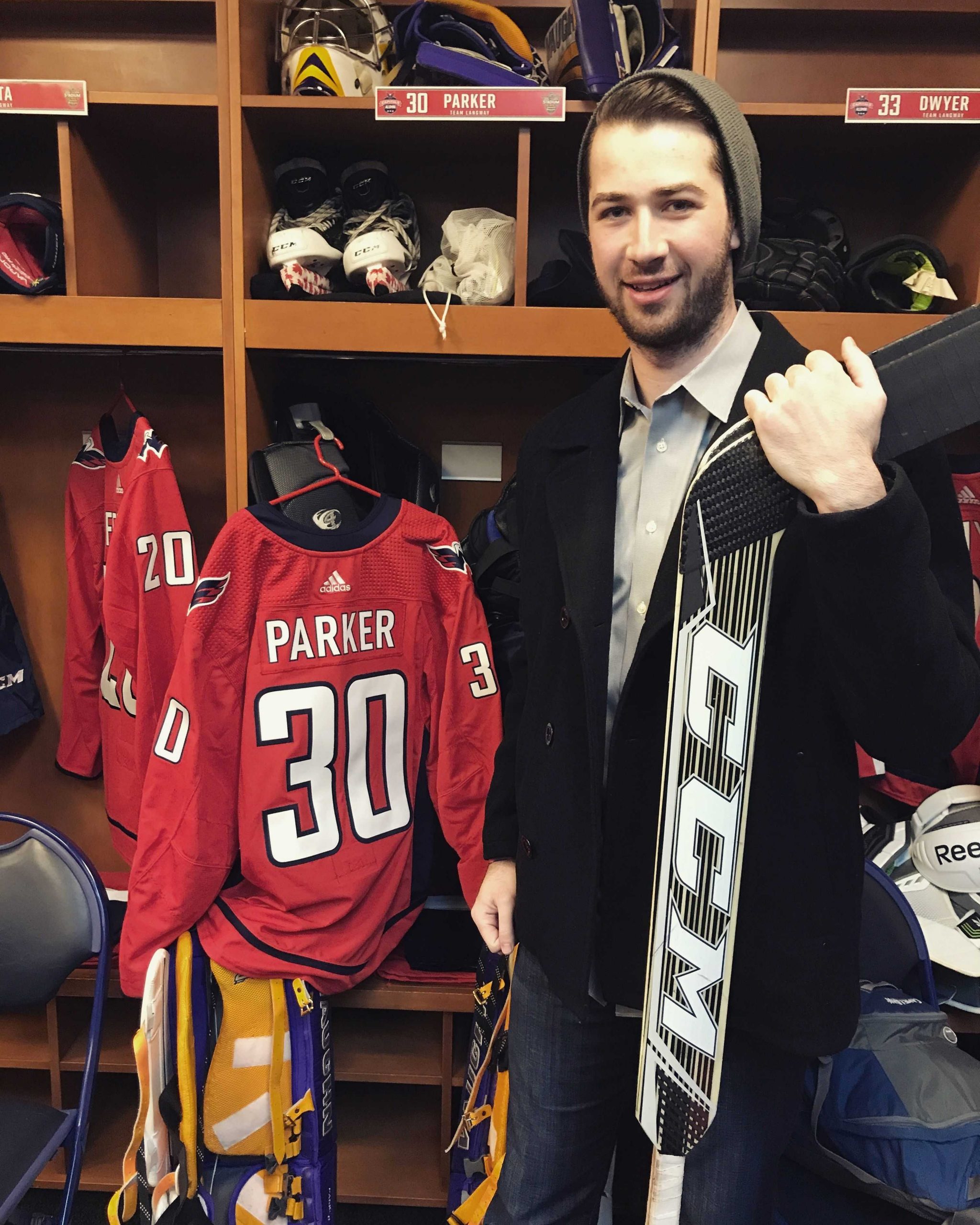 Social studies teacher, hockey player Alexander Parker enjoys educating, coaching students