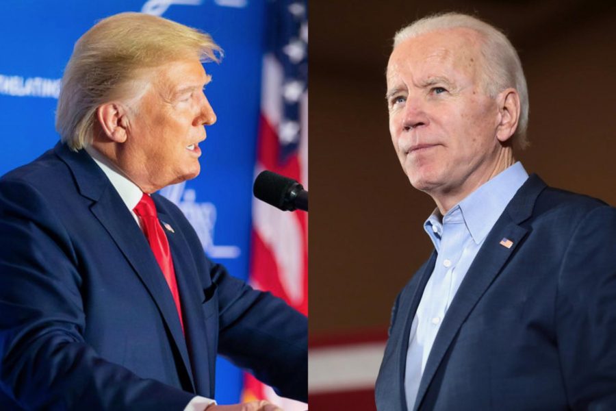 President Donald Trump (left) and former Vice President Joe Biden (right) squared off in the first presidential debate on September 29th at Shelia and Eric Samson Pavilion in Cleveland, Ohio.