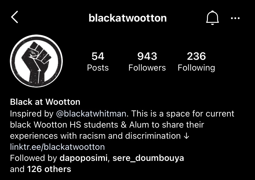 Attendees discussed the @blackatwootton Instagram account, where students can anonymously submit their experiences. Students have reflected on how much racism went unnoticed before the account gained popularity.