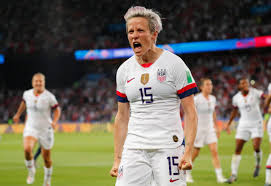 Megan Rapinoe plays on the U.S.A. women's soccer team and is one of the people fighting for equal pay for women.