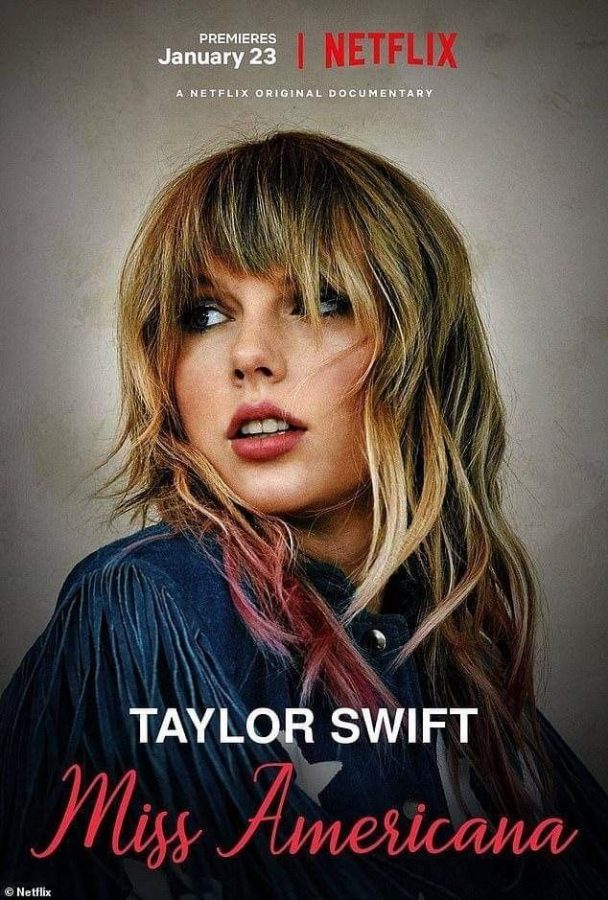 Taylor+Swifts+documentary%2C+Miss+Americana%2C+came+out+on+Jan.+23+and+is+now+privately+streaming+on+Netflix.