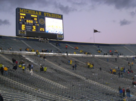 The Michigan Football game has a friends and family only policy for fans.