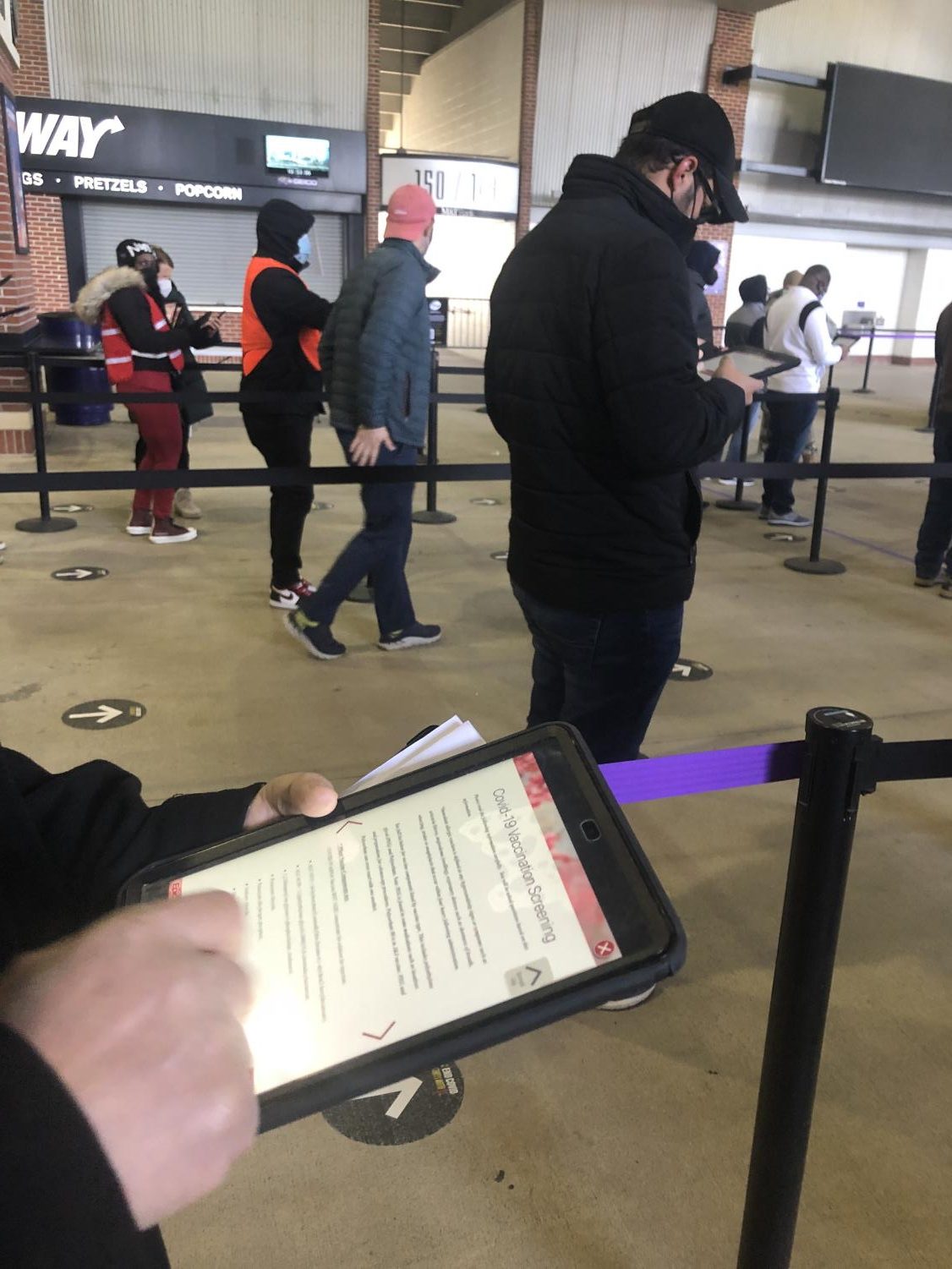 Receiving COVID-19 vaccine at M & T Bank Stadium, new mass vaccination site