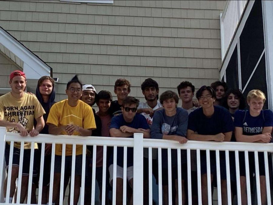 2020 graduate Michael Auth, along with other 2020 graduates, during last years beach week.