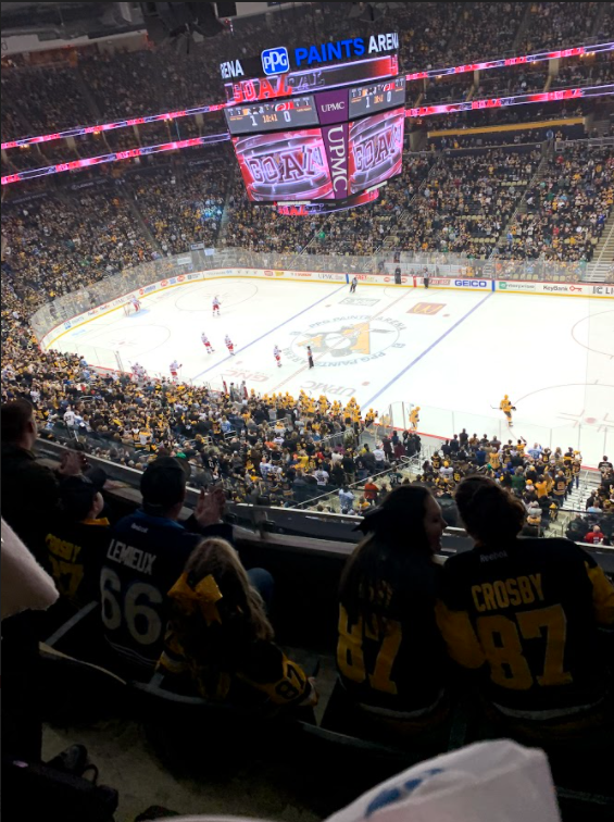The Pittsburgh Penguins gear up to take on the New Jersey Devils on Mar. 8, 2020, at PPG Paints Arena.