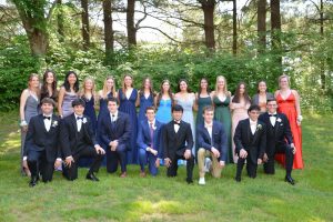 A group of seniors came together to make a make-shift prom on May 15.
