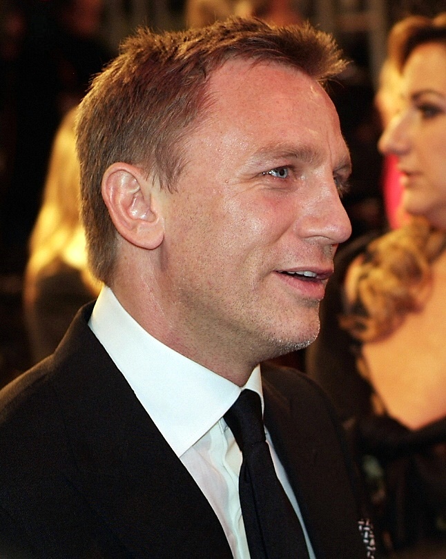 Daniel Craig in 2007, a year after his first appearance as James Bond.