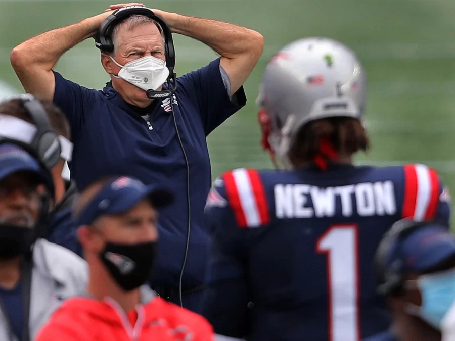 NFL coaches wearing masks full-time was a rule in place last year, but has been removed this year.