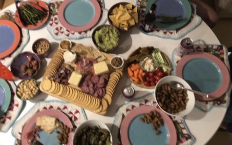 Junior Rose Adkins family had a wide variety of appetizers on Thanksgiving day, Nov. 25.