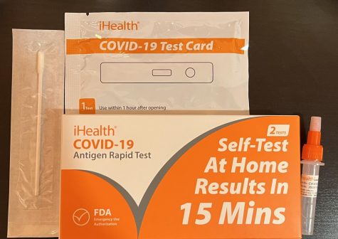 iHealth rapid antigen tests were distributed on Jan. 10 to students.