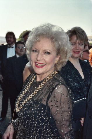 Actress Betty White attends the 41st Emmy Awards in 1989.