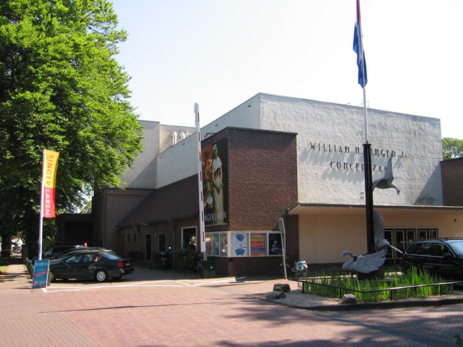 The exterior of the Singer Laren museum, where an early Vincent van Gogh painting was stolen and not yet found.