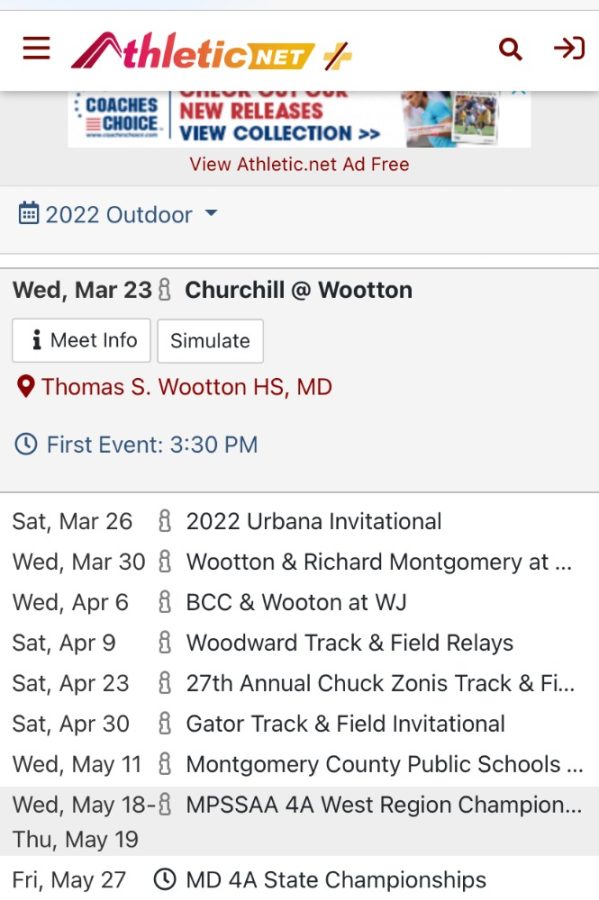 The track varsity schedule has caused lots of anticipation and eagerness throughout the team.