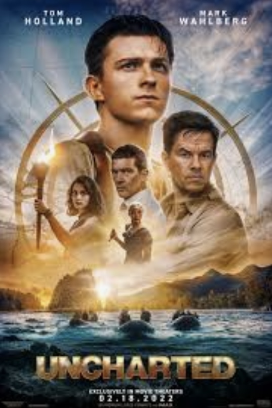 The movie “Uncharted” starring Tom Holland and Mark Wahlberg was available in theaters on Feb. 18.