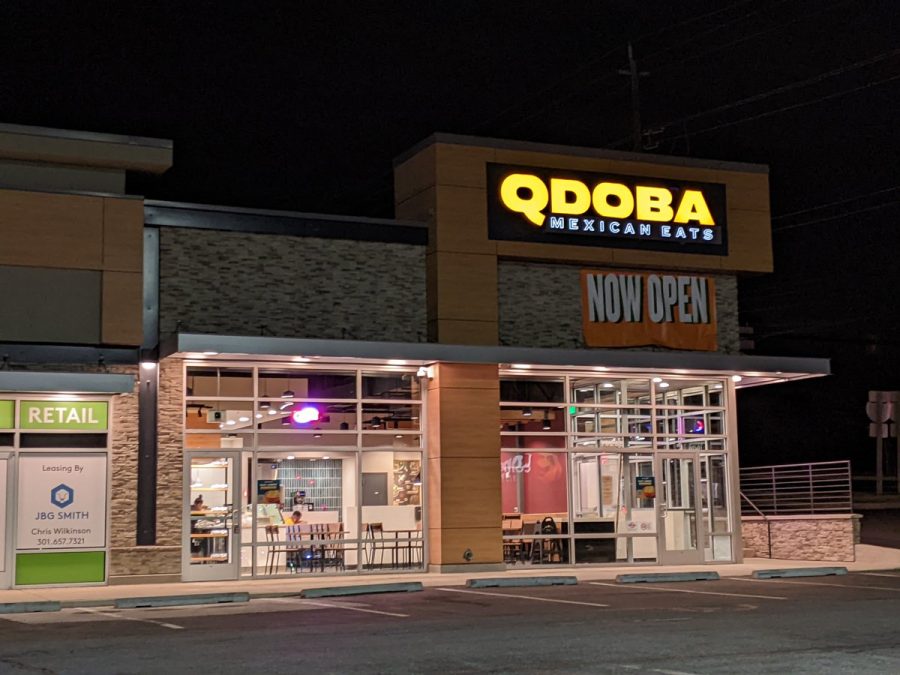 The new Qdoba Mexican Eats at opening night on Feb. 28 in Rockville on Shady Grove Road.