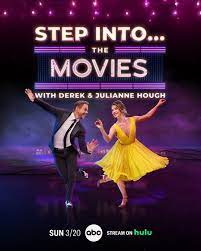 Derek Hough and Julianne Hough dance their way onto the big screen in the TV special, Step into the Movies.
