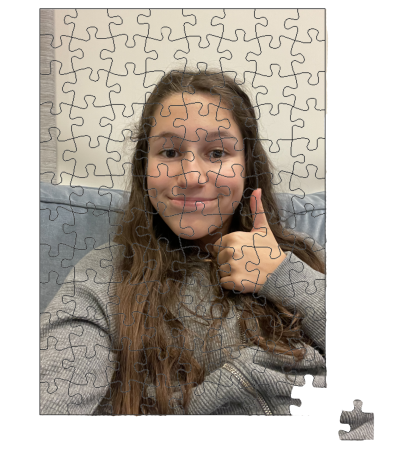 When working on a jigsaw puzzle, it is best to start with corners and edges. Junior Dylan Cohen made a rookie mistake: When solving her own puzzle, she saved the corners for last.