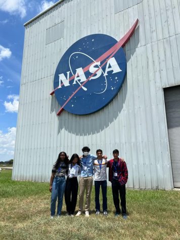 Junior Rishi Iyer and co-interns take on a summer internship at the Johnson Space Center in Texas for NASA. 