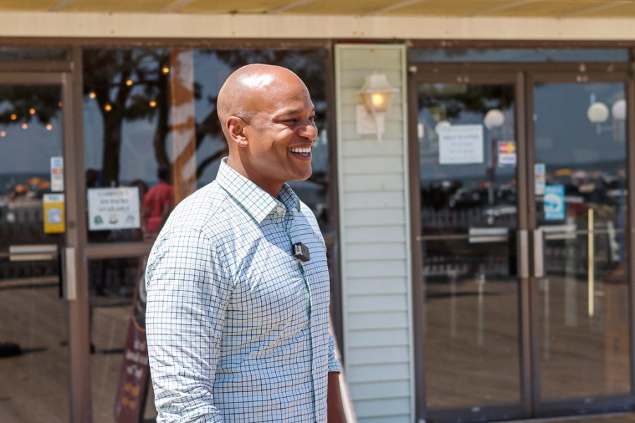 Wes Moore discusses his proposals for Maryland, including marijuana legislation, while campaigning to become governor.