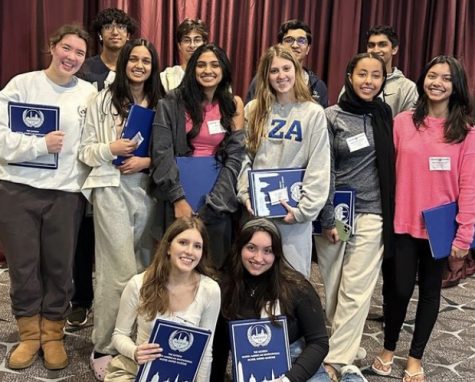 Juniors Rohan Giare, Jai Ahuja, Samahith Prasanna, Aakash Palathra, Katherine Chow, Divya Subramania, Rhea Chelar, Madison Moorhead, Aneela Shemsu, Labeeba Rahman and seniors Katya Sorokin and Angelina Hermosilla Roman represent the school at NAIMUN 2023, an annual collegiate MUN conference. “NAIMUN this past weekend was an awesome experience. Congratulations to all of our delegates for doing an amazing job,” senior club president Angelina Hermosilla Roman wrote in a post on the club’s Instagram account.