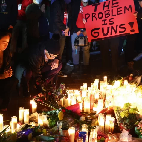 California citizens pay respects to victims of the Monterey Park shooting.