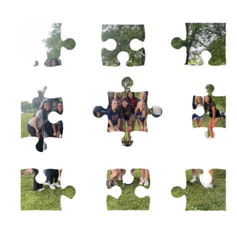 One of the final pieces of the puzzle of high school was the senior picnic, where students gathered with their grade and wore their college apparel.