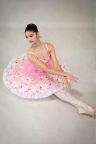 Freshman Layla Danielian performs as Marzipan in the Metropolitan Ballet Theaters Nutcracker.