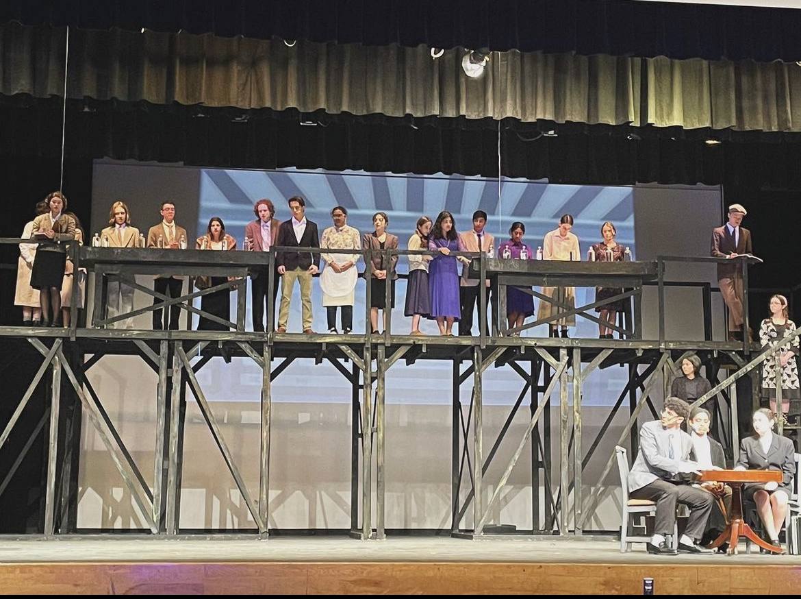 The cast of Radium Girls on stage during their performance from the weekend of Nov. 11. The cast performed four shows over four days.