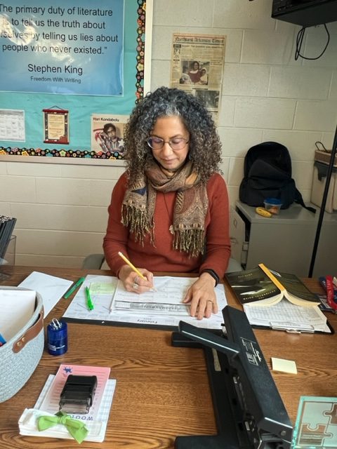 English teacher Amani Elkassabany ensures that she gives students who have a 504 plan appropriate accommodations.