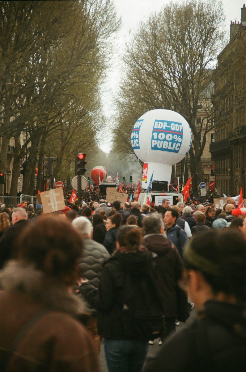 In 2023, there were multiple protests in France against a bill meant to raise the retirement age from 62 to 64.  Over 1 million people attended.