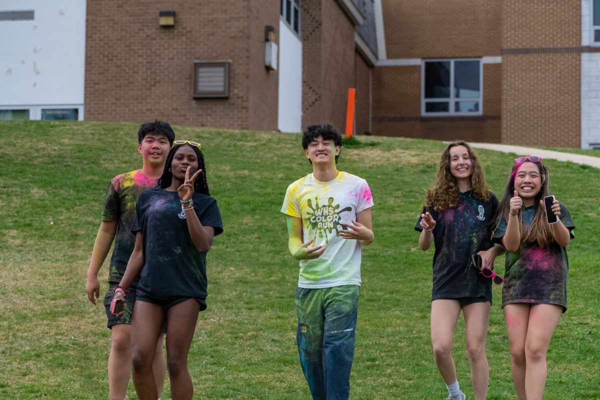 The+SGA+wrapped+up+their+spring+project+with+the+second+annual+Color+Run.+Students+had+a+blast+running+or+walking+the+one-mile+loop+and+getting+covered+in+the+colorful+neon+powder.