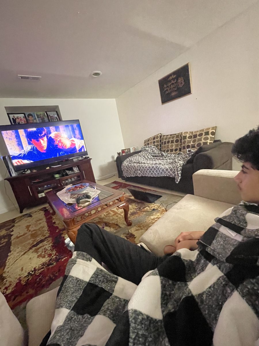 Junior Youssef El-Herraoui watches 2004 thriller film Mysterious Skin on the night of Apr. 14.