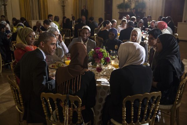Former President Barack Obama hosts an Iftar dinner celebrating Ramadan in the East Room of the White House, June 22, 2015. (Official White House Photo by Lawrence Jackson)

Photo Permission by Google Creative Commons