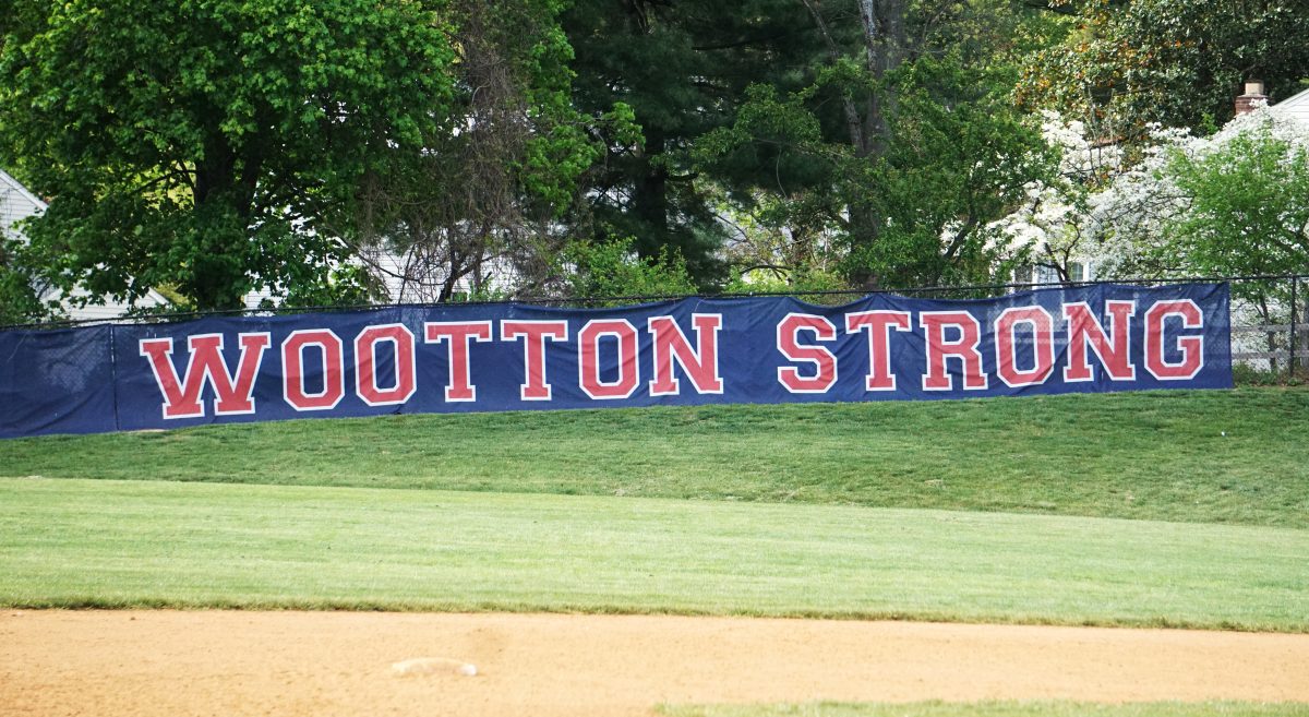 The baseball field features a steep hill in right field, adding a difficult dynamic to the field. Players  take pride in the hill and look believe it adds a unique touch. The Wootton hill is one of a kind and I think our baseball team should take pride in playing with the challenge, senior Wes Greenberg said.