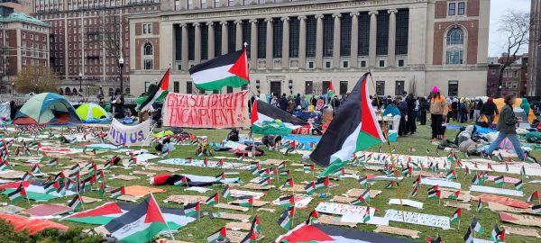 On Apr. 17,  Columbia students occupied their campus lawn and named the encampment, the Gaza Solidarity Encampment.