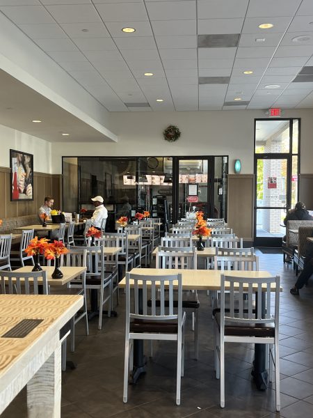 The Rockville Chick-Fil-A at 2:30 p.m.: In about 20 minutes there will be a flood of students looking to grab a chicken sandwich or some nuggets and relax.