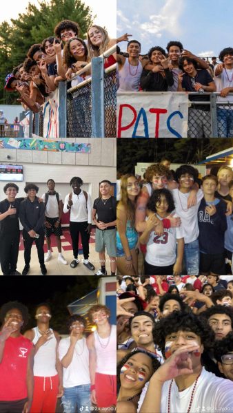 Senior Mohammad Uddin and friends enjoy football games in the first marking period. "Friday night lights was a great way to start the first quarter," Uddin said.