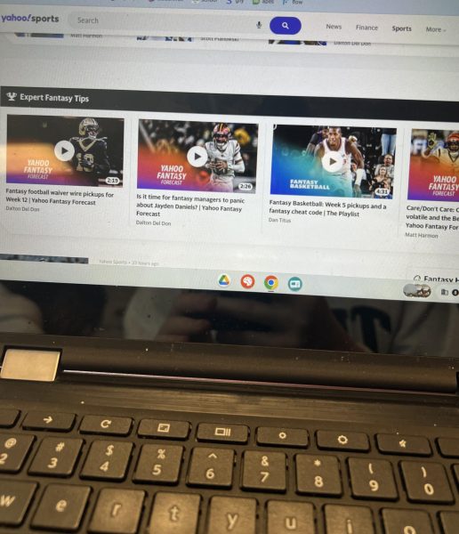 Fantasy football is a popular fall activity for students, with Yahoo being one of the main sites to have leagues on, due to the free news and advice provided.