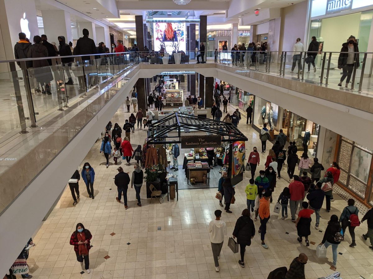 Westfield Montgomery Mall saw large crowds on Black Friday. "The malls were packed out and there were often lines going out of the stores when I went," senior Ashi Stanislaus said.