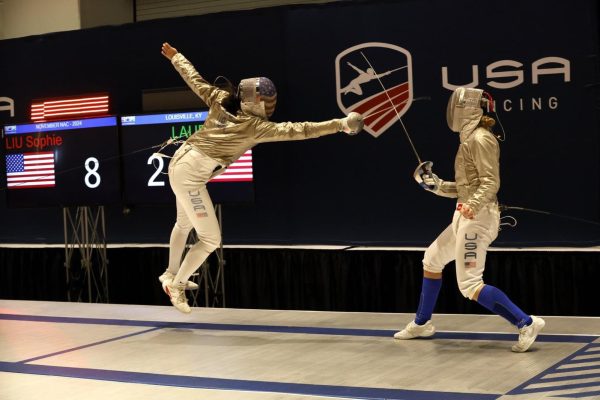 Sophie Liu (left) is a rising star in the sport of fencing. "Fencing has brought so much into my life and I really just love and adore every part of the sport," Liu said.