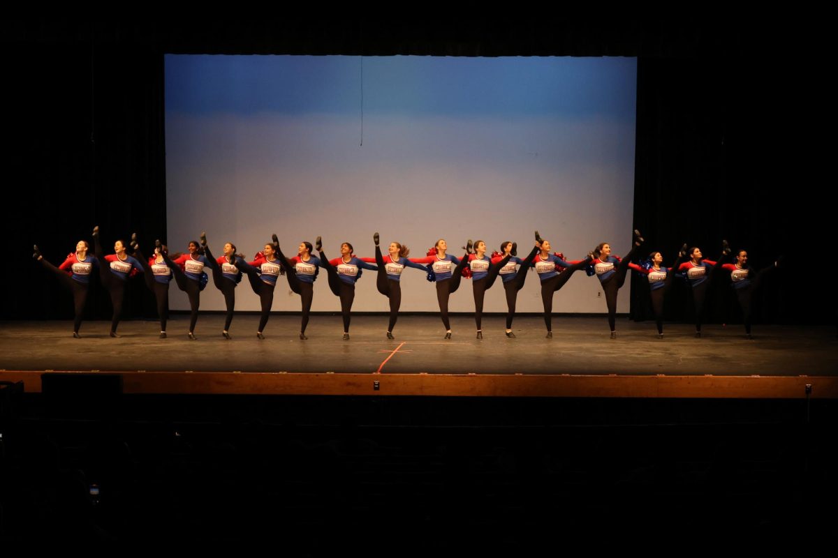 The Poms performed at POTH on Dec. 6. During the show, the squad performed the first part of their competition dance.