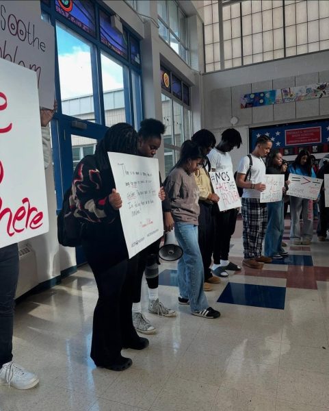 BSU members held a walkout on Dec 6. to express their disapproval of the administration's reaction to anti-Black hate events.