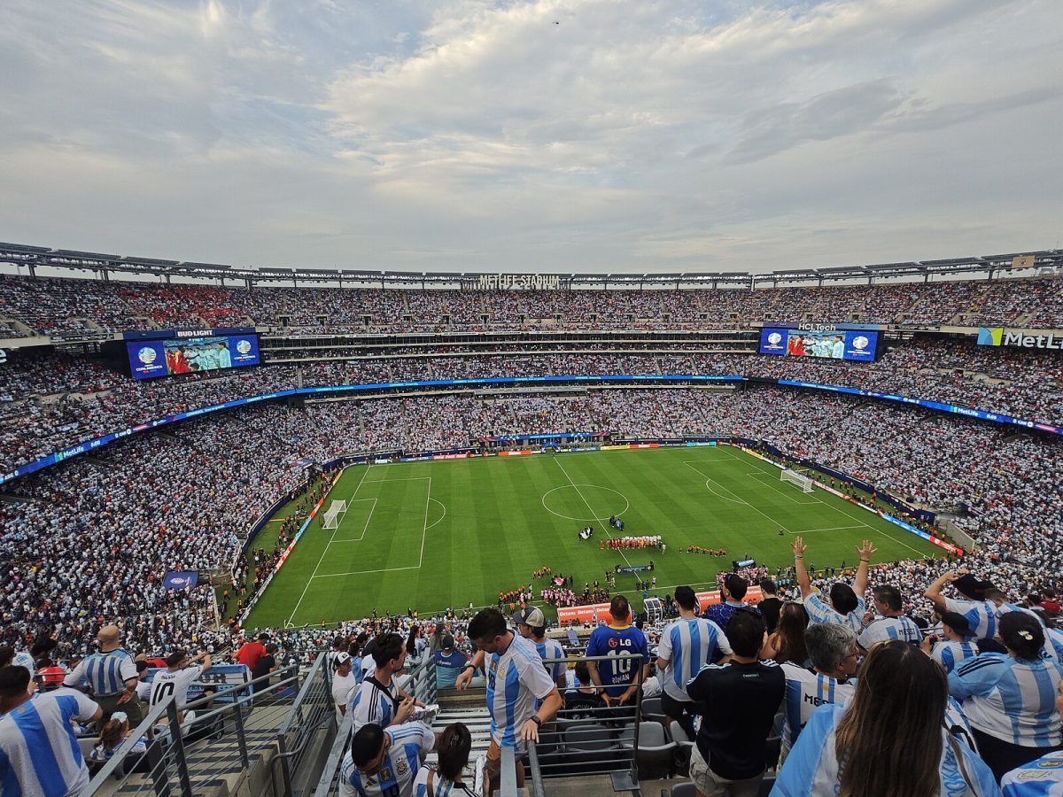 Metlife Stadium in New Jersey, the venue chosen to host the 2025 FIFA World Cup final. MetLife Stadium is home to the New York Jews and New York Giants of the NFL.