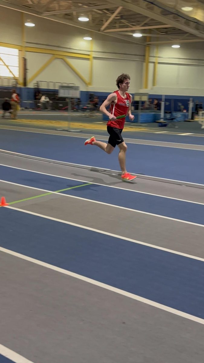 Junior Nathan Downie competed in the indoor track regional varsity 1600-meter race aiming to qualify for states in the mile as well as the 800-meter event. He finished sixth overall in the mile with a time of 4:37. In the 800-meter he did not finish. The competition featured strong performances from athletes aiming to qualify for states. Downie's efforts reflected dedication and determination in a highly competitive race.